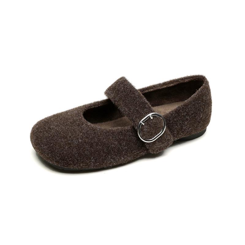 Anti-slip Fleece Warm Single Shoes, Women's Shoes, One-shoulder Shoes