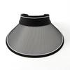 Color-changing sun cap (black) wide-brimmed sun protection hat