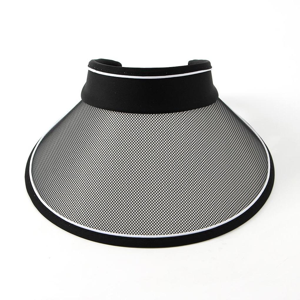 Color-changing sun cap (black) wide-brimmed sun protection hat