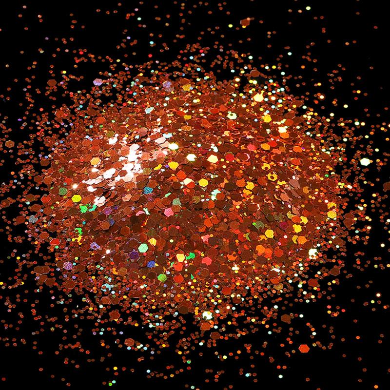 10g Holographic Hexagon Chunky Glitter Epoxy Resin Filler Flakes Laser Sparkly Sequins for DIY Epoxy Resin Nail Art Fillings
