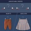 5/10/20 Pcs Rack Clip Stainless Steel Trousers Wardrobe Clip Anti-slip Clothespin Pants Clamp Clothes Hanger for Skirt