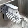 1PC Multi-Function Sink Mount Cup Brush - Glass and Container Cleaning Brush - Double Action Beverage and Container Cleaner