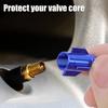 Tire Valve Caps Aluminum Tire Valve Chamber Rod Cap Dust Cover for Truck Bicycle Car Motorcycle Rim Valve Stems Caps Accessories