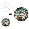 Custom Size 25x25cm Wood Wall Clock Available In Different Dimensions On Request