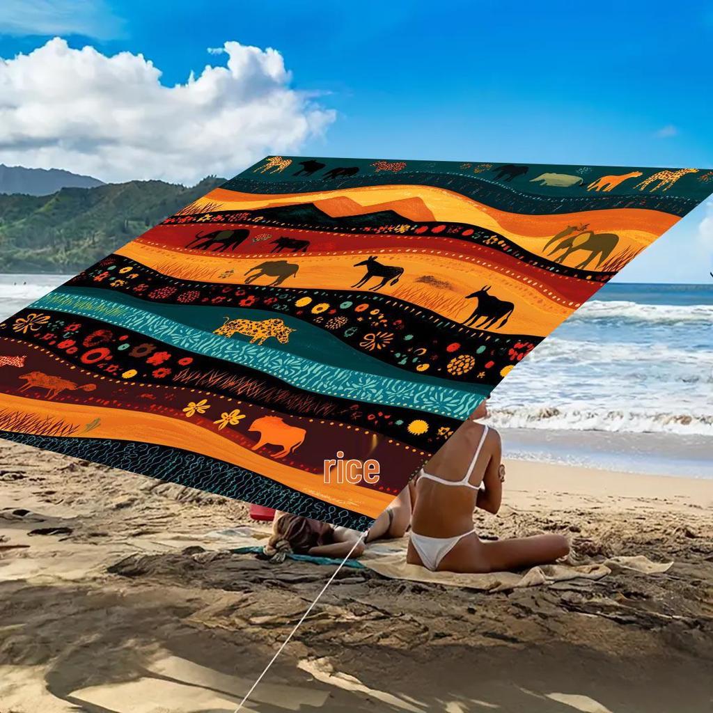 Portable Sun Shelter & Camping Tarp - Outdoor Tent and Picnic Ground Cover