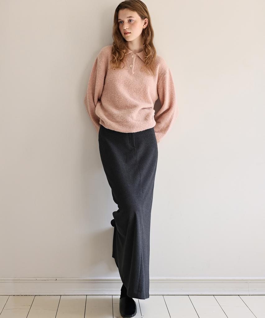 Annies Monica Long Skirt (Charcoal)