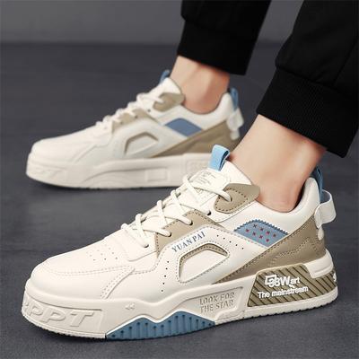 Men's Board Shoes Outdoor Casual Sports Walking Shoes Anti-slip Breathable Vulcanized Shoes Thick Sole Fashion Student Shoes