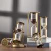 Luxury Metal Hourglass Ornament for Office or Home Decor - Modern Handcrafted Display Piece