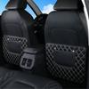 Universal 2 STÜCKE PU Leder Autositzrückenlehne Schutz Kinder Anti Kick Pad Wasserdichter Autositzschutz Anti Schlamm Schmutz