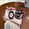Transparent Plating Magnetic Cases For iPhone 16 13 12 11 17 Pro Max 14 15 Plus 17 Air For Magsafe Wireless Charging Phone Cover