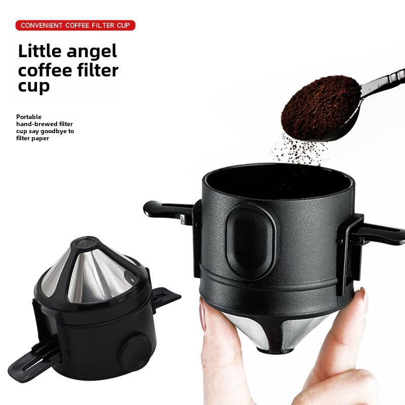 Stainless Steel Folding Coffee Filter for Hand Brewing