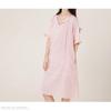 Yes Family Cotton Double Gauze Pajama Stylish Check Size Pink Women's 100% Dress, Knee-Length, Flattering, Pattern, L,