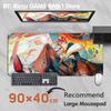 PC Genshin Impact Mavuika High definition printing Mechanical Keyboard XXL Locking Edges accessories Mouse pad Hentai ESports