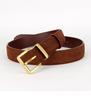 Hochwertiger Unisex-Wildleder-Leder-Freizeitgürtel, Vielseitiger Mode-Hüftgurt für Damen, 33 mm Breite