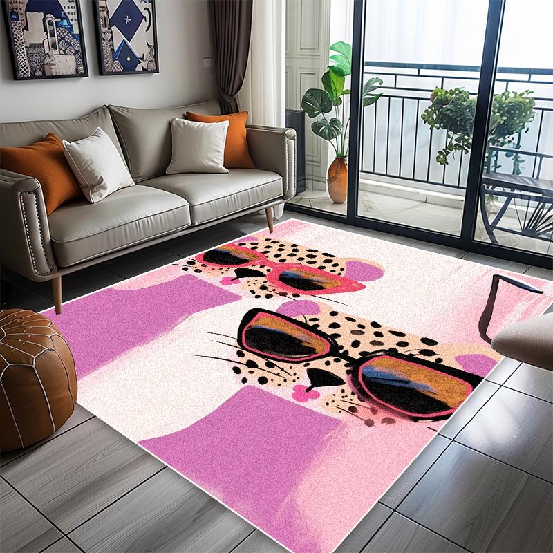 Abstract Animal Carpet Living Room American Style Home Decoration Lint-free Rugs Bedroom Lounge Coffee Tables Non-slip Floor Mat