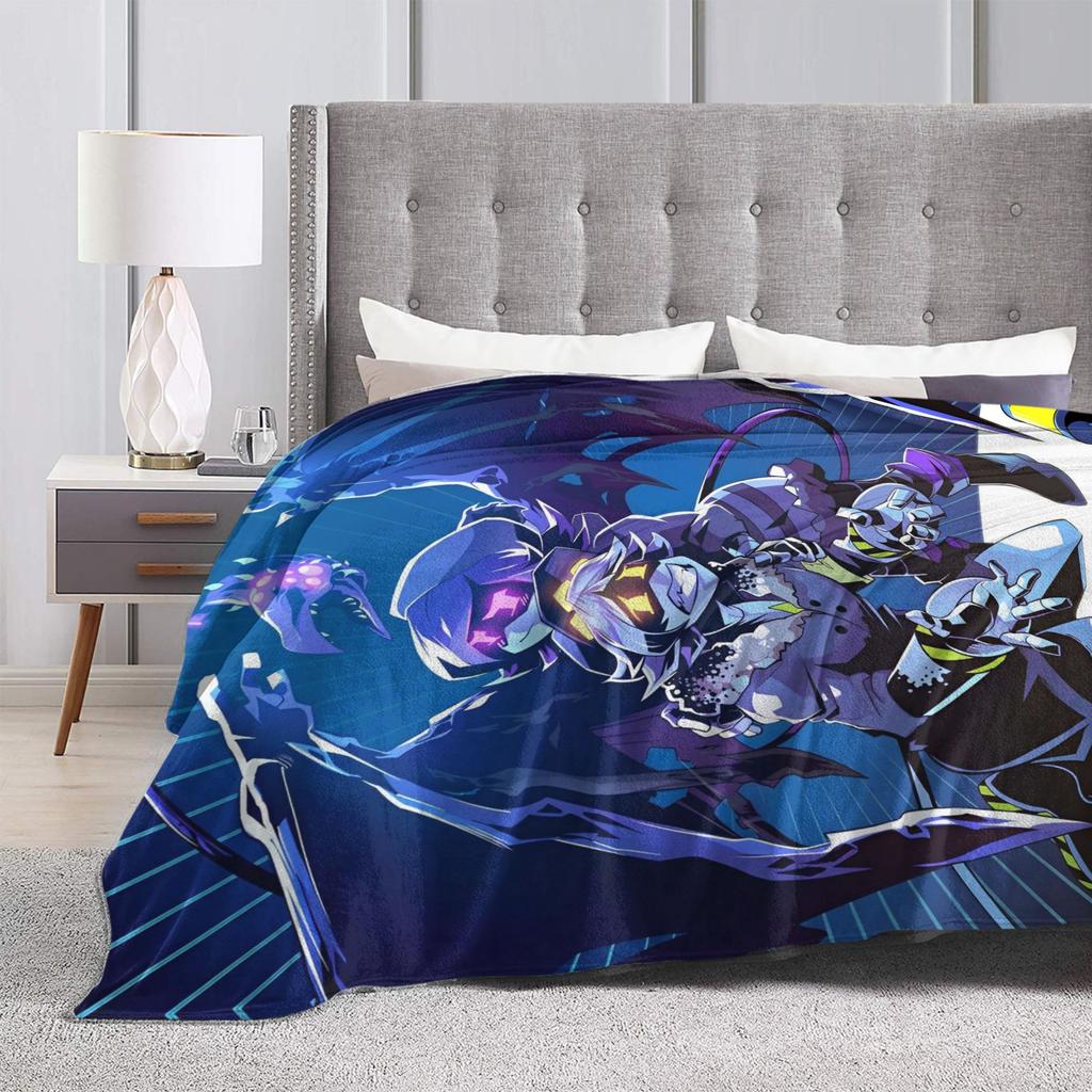 Murder Drones  Blanket Uzi Doorman Wool Funny Breathable Throw Blanket for Bedspread  Winter