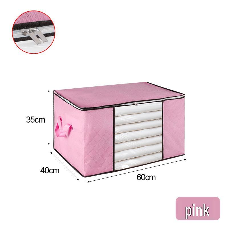 Thickened Cotton Quilt Bag: Durable, Dustproof, Large Capacity, Non-Woven Storage for Clothes