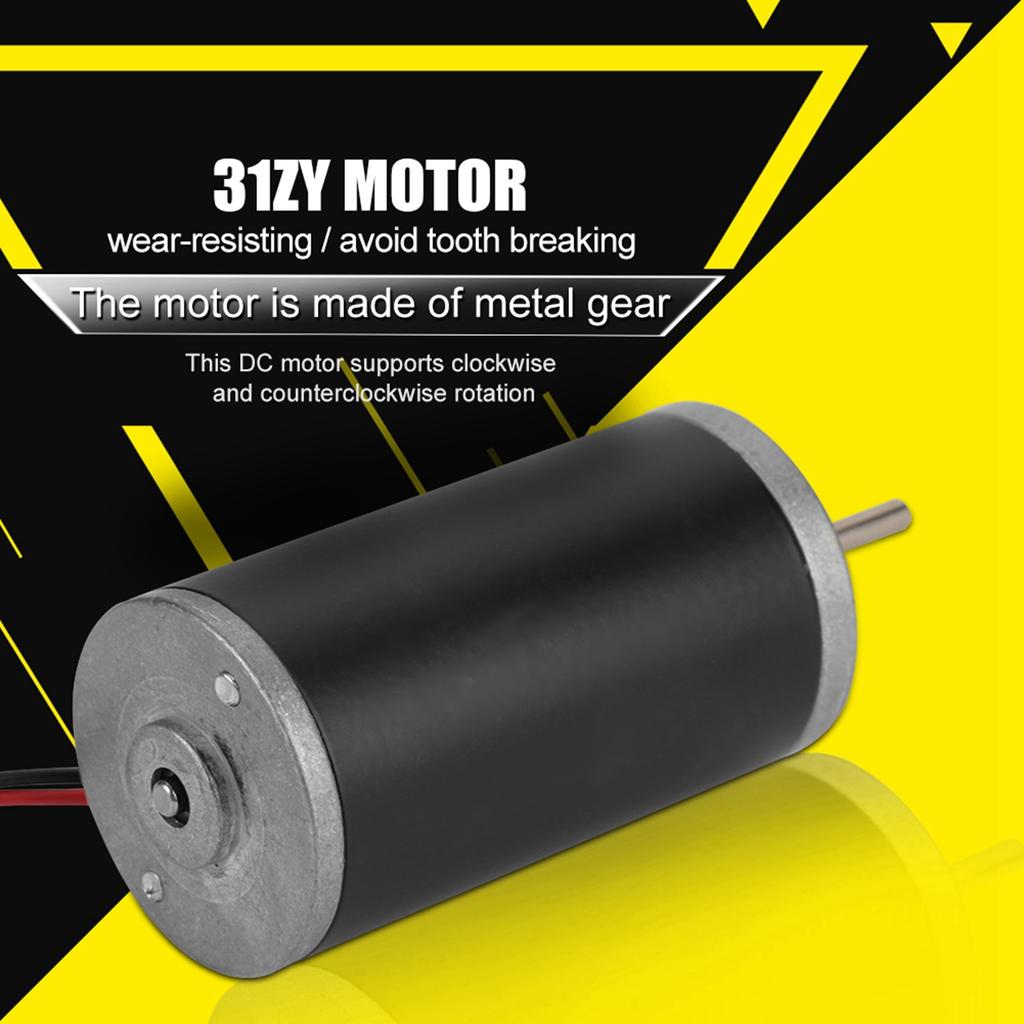 31ZY Permanent Magnetic DC Carbon Brush Motor CW CCW (6V 4000rpm)