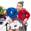 Cartoon U-Shaped Neck Pillow: Cervical Support for Napping, Office, Travel, or Driving.
