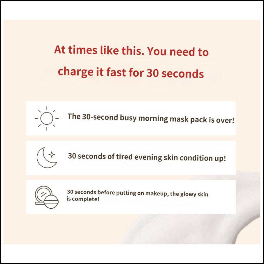 Menokin 30-Second Quick Firming Bubble Mask Moist 95ml