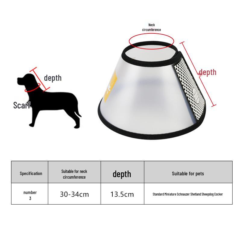 Elizabethan Soft Collar for Dogs & Cats - Post-Op Pet Protectant