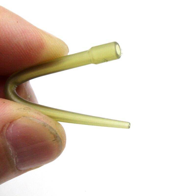 30pcs Carp Fishing Accessories D Rig Kickers Hooks Line Aligners Sleeve Anti Tangle Sleeve for Hair Ronnie Rigs End Tackle