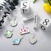 Sublimation Earrings with Cardboard Double Sided Heat Transfer Love Heart Water Drops Round Various Shapes Earrings
