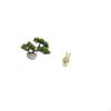 Artificial Bonsai Tree Greenery Collection Faux Plant Pot Table Centerpieces Hand Finger Gesture