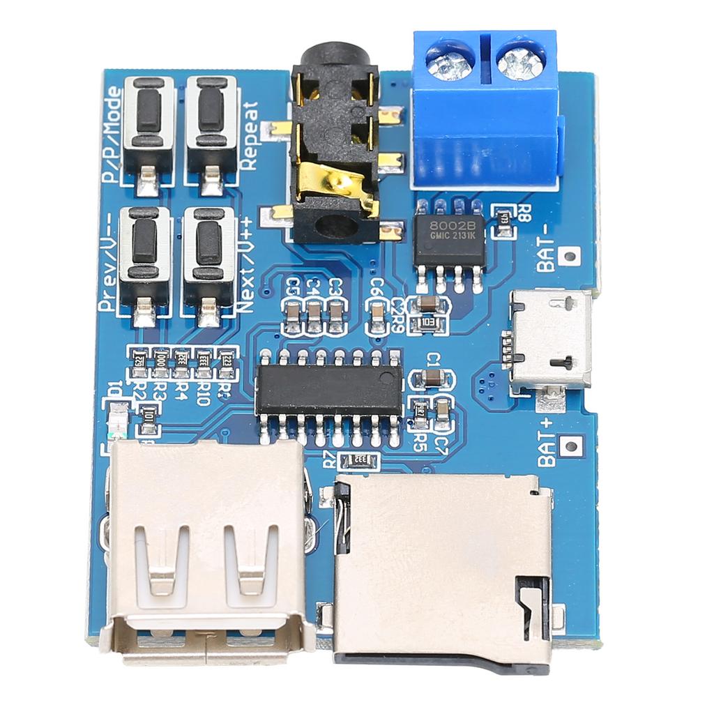 MP3 Decoding Module Lossless Power Amplifier O Receiving Decoder Board 3.7‑5.5V