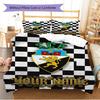 Name Custom SC Farense Pattern Bedding Set Quilt Cover Pillowcase Home Decor Gift (1 * Duvet Cover + 2 * Pillowcase, Without Core)