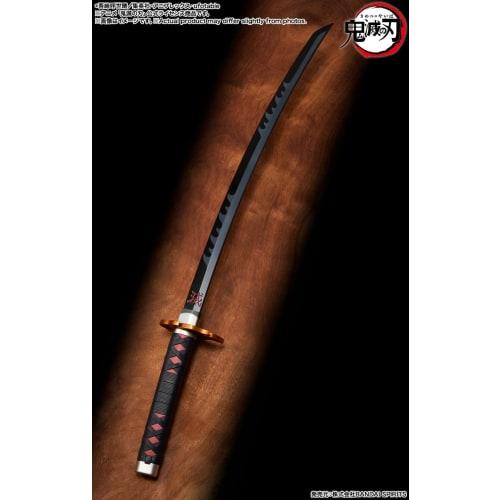 TAMASHII NATIONS PROPLICA Demon Slayer: Kimetsu no Yaiba Nichirin Sword (Tanjiro Kamado) Kyojuro Rengoku Tsuba Ver. Approx. 880mm ABS & Diecast Painte