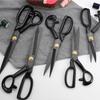 Experience the Best-Selling Heavy-Duty Tailor Scissors: Large, Thickened Black Carbon Steel Sewing Shears.