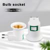 E27 Light Bulbs Socket Outlet Converter with Switch EU US Plug Adapter Standard Screw-in Base Holder ON/OFF Lamp Accessory