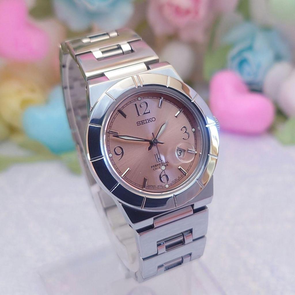 [USED] Price Reduced! SEIKO LUKIA Women's Watch 4F32 Pink