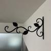 Storage Rack Wall Hanging Hook Metal Plant Bracket Flower Basket Bracket Garden Planter Hooks