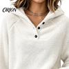 Oversized Hoodies for Women Autumn Winter Hoodie Women, Pullover Sweatshirt, Long Solid Color Fall Tops Sleeve Fleece Lined Hooded Casual Daily Wear