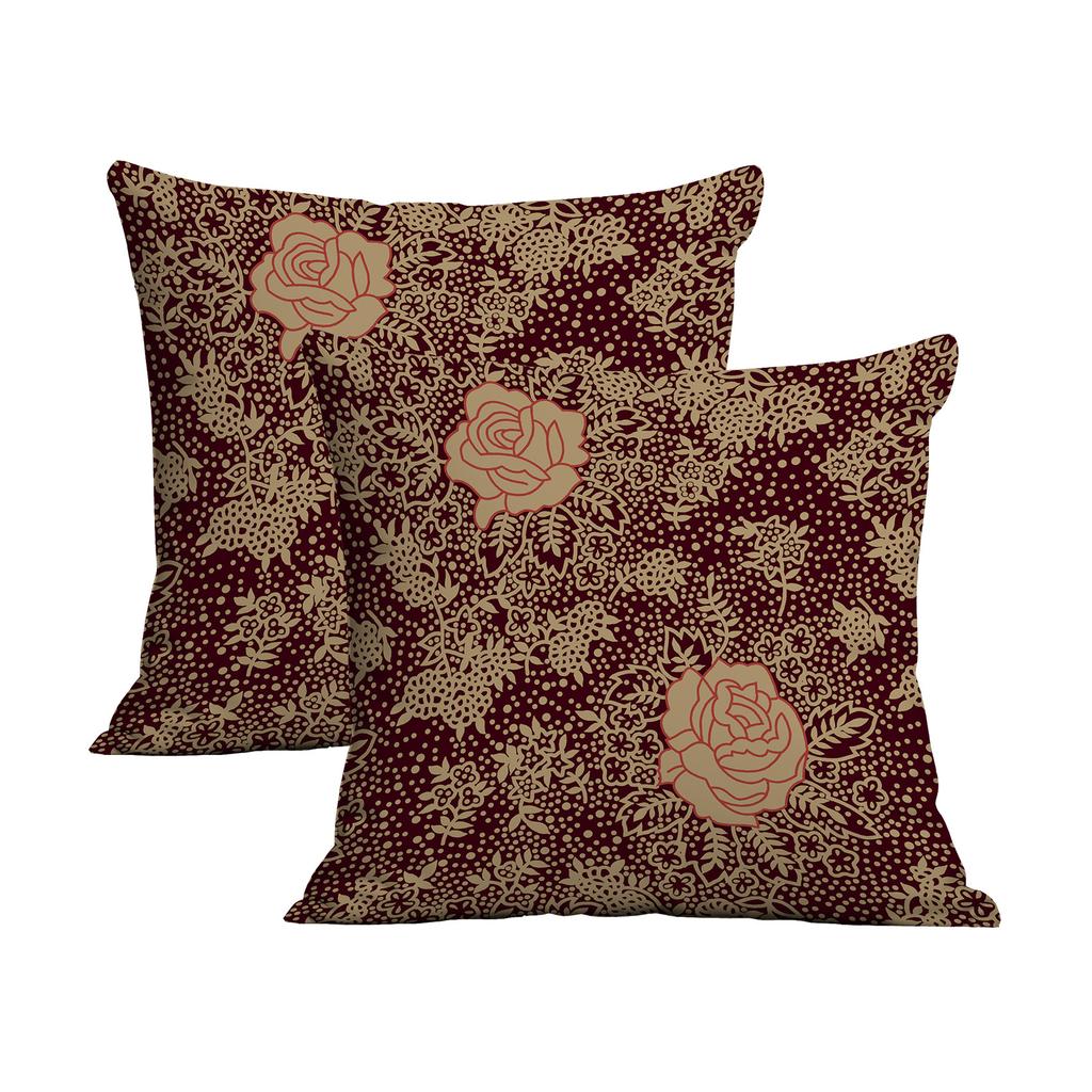 New Creative European Retro Floral Pillowcase Double-sided Printed Home Cushion Pillowcase Multiple Styles Available