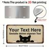 Custom 2D Aluminum Sign 11.8x5.9 Inch with DIY Text for Rustic Outdoor Garden Wall Decor Gift