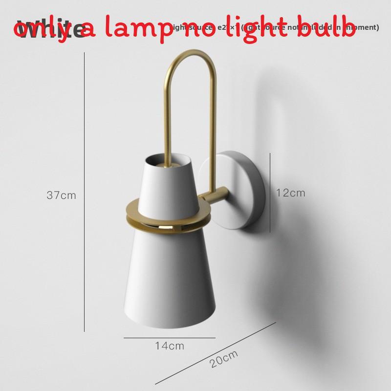 Nordic Style Wall Light With White Finish For Home And Hallway Use