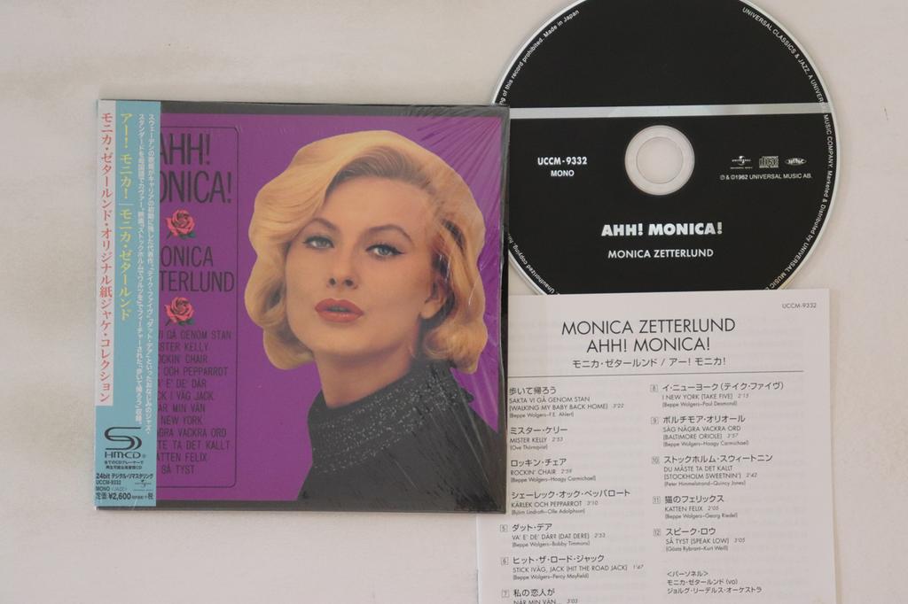 CD MONICA ZETTERLUND  Ahh Monica UCCM9332 UNIVERSAL MUSI 2014 Japan Obi Jazz Used