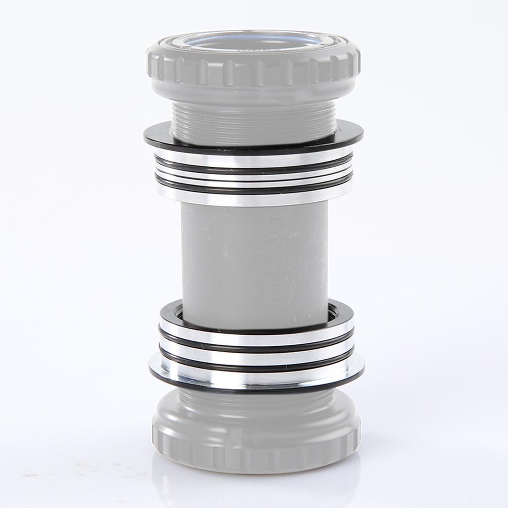 2pcs 42mm Aluminum Alloy Bike Bottom Bracket Conversion Adapter Bottom Bracket Conversion Seats Bike Accessories Enduring
