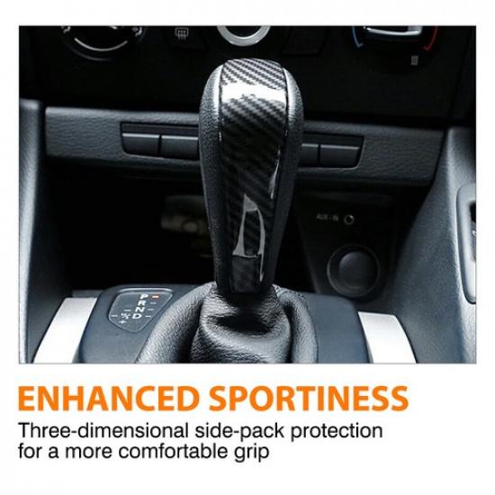 Perfect Fit For Car Gear Shift Knob Trim Cover For BMW E90 E92 320I 328I 2006-12