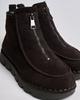 Winter Boots Allsy 76563 36 Chocolate Suede Wool