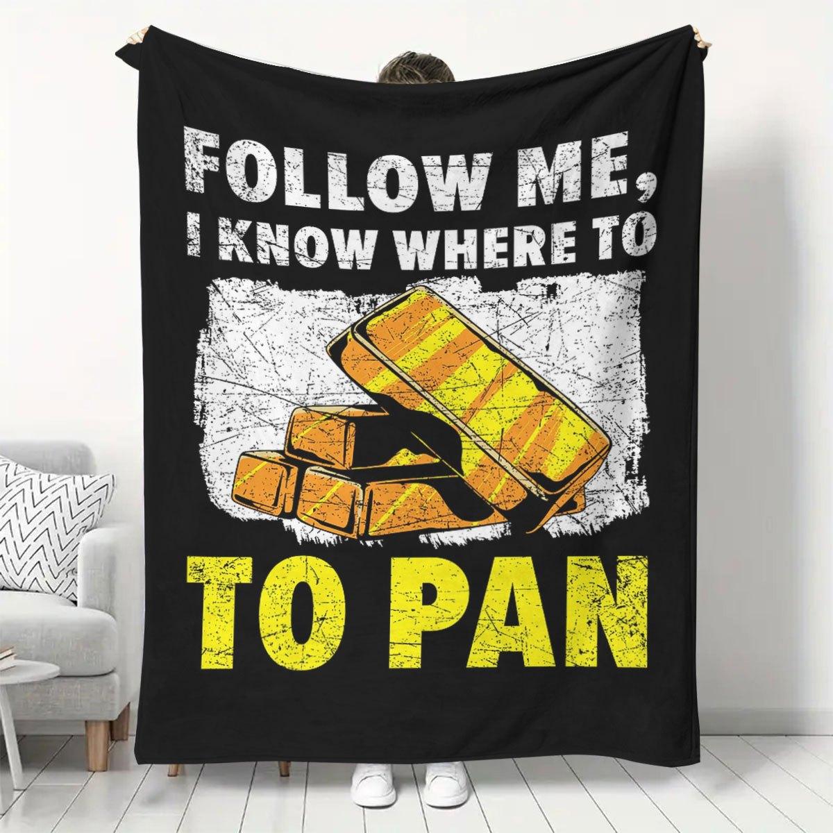 

Fun Text: Gold Bar Pattern Flannel printed blanket suitable for all seasons suitable for living room office sofa and travel 75x90cm