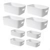 8 Pieces Cosmetics Case Organizer Makeup Vanity Holder Table Organizers Desk for Countertop