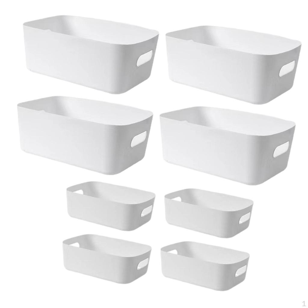 8 Pieces Cosmetics Case Organizer Makeup Vanity Holder Table Organizers Desk for Countertop