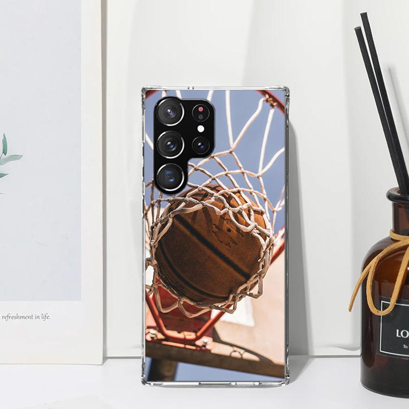 Basketball Basket Sports Phone Case For Samsung Galaxy S26 S25 Edge S24 FE S23 S22 Ultra S21 Plus S20 + Art Fundas Back Cover Ga