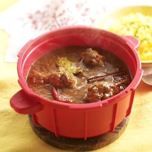 Meyer Microwave Pressure Cooker, 2.3L, Polypropylene, Easy Cooking, Time-Saving, Italian Red, MPC-2.3IR