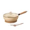 Weidu Ceramic Health Pot: High-Temperature Resistant Ceramic Frying Pan, Wok, Baby Food Pot, and Milk Pot.