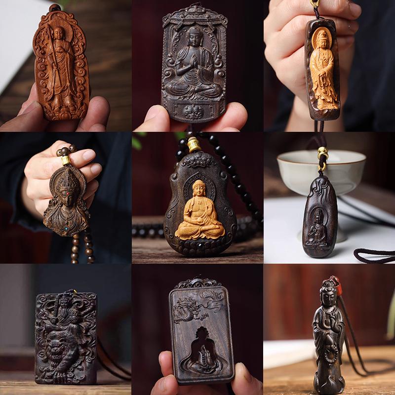 Chengui Zhao Gongming Martial God of Wealth Pendant Necklace – Five Ways God of Wealth Design for Men and Women